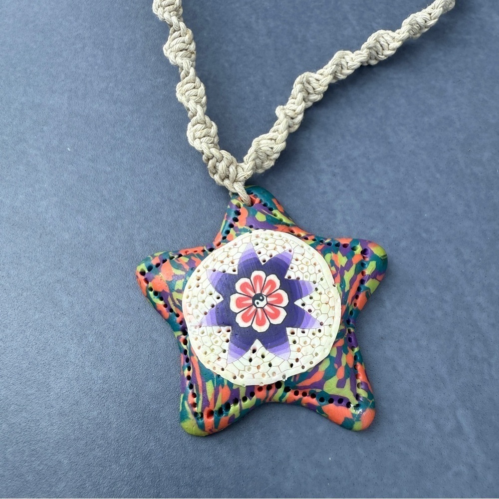 Colorful Star Pendant Necklace